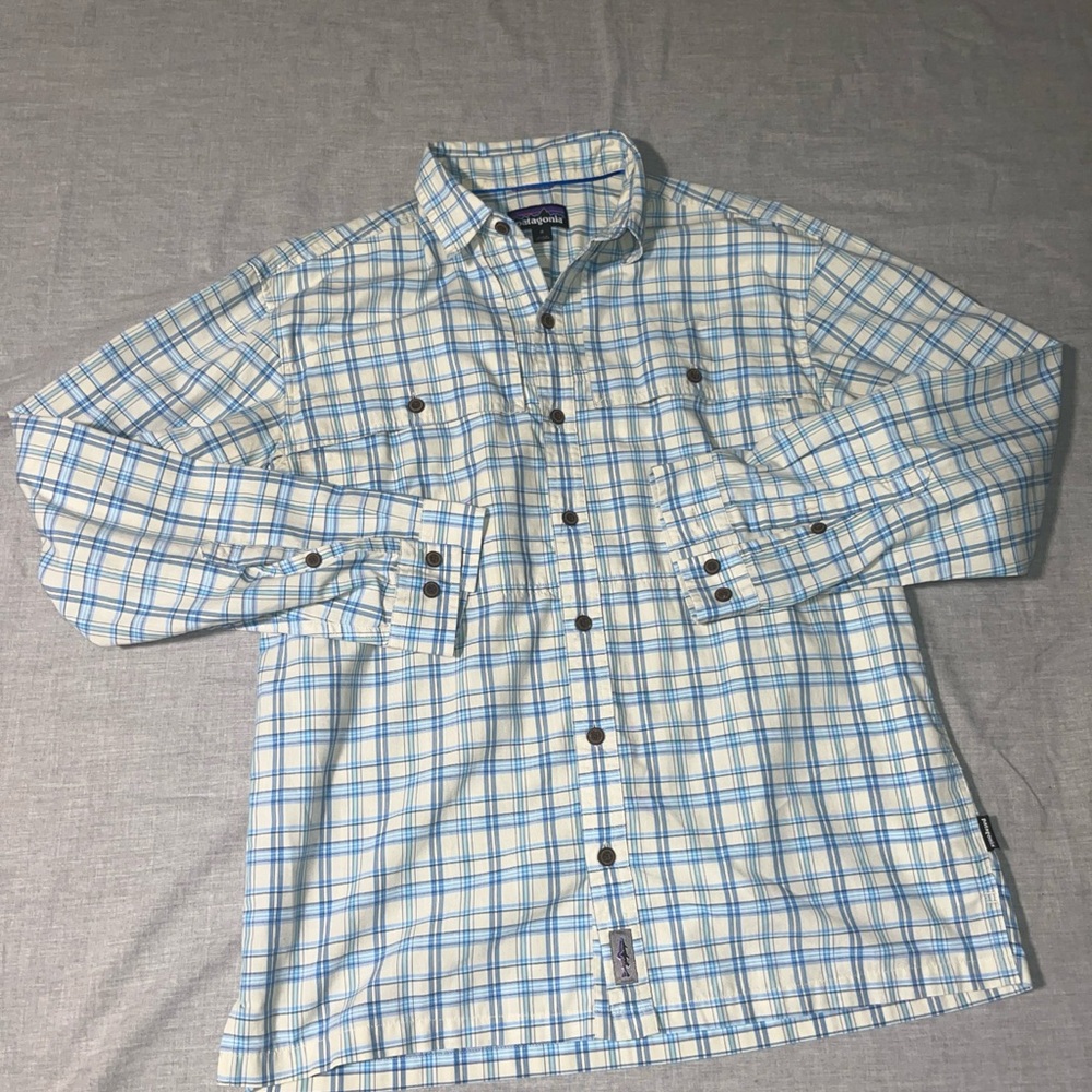 Blue Plaid Men's Shirt